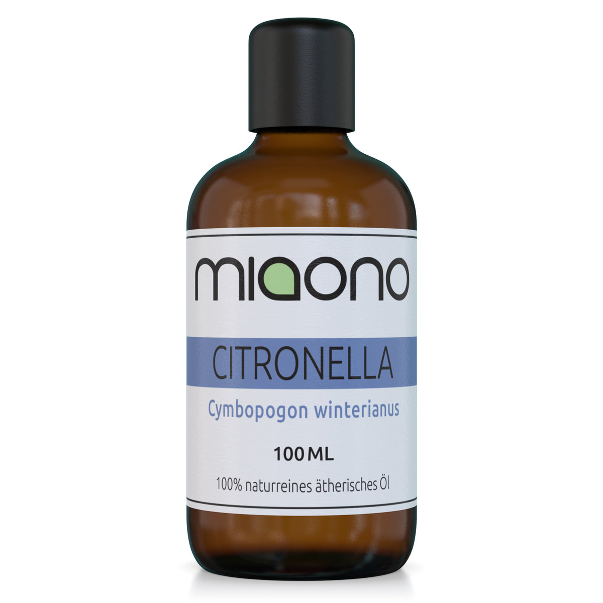 miaono ätherisches Citronellaöl 100ml – naturreines Duftöl aus Indonesien, in Deutschland abgefüllt, ideal für Diffusoren, Massage & Aromatherapie.