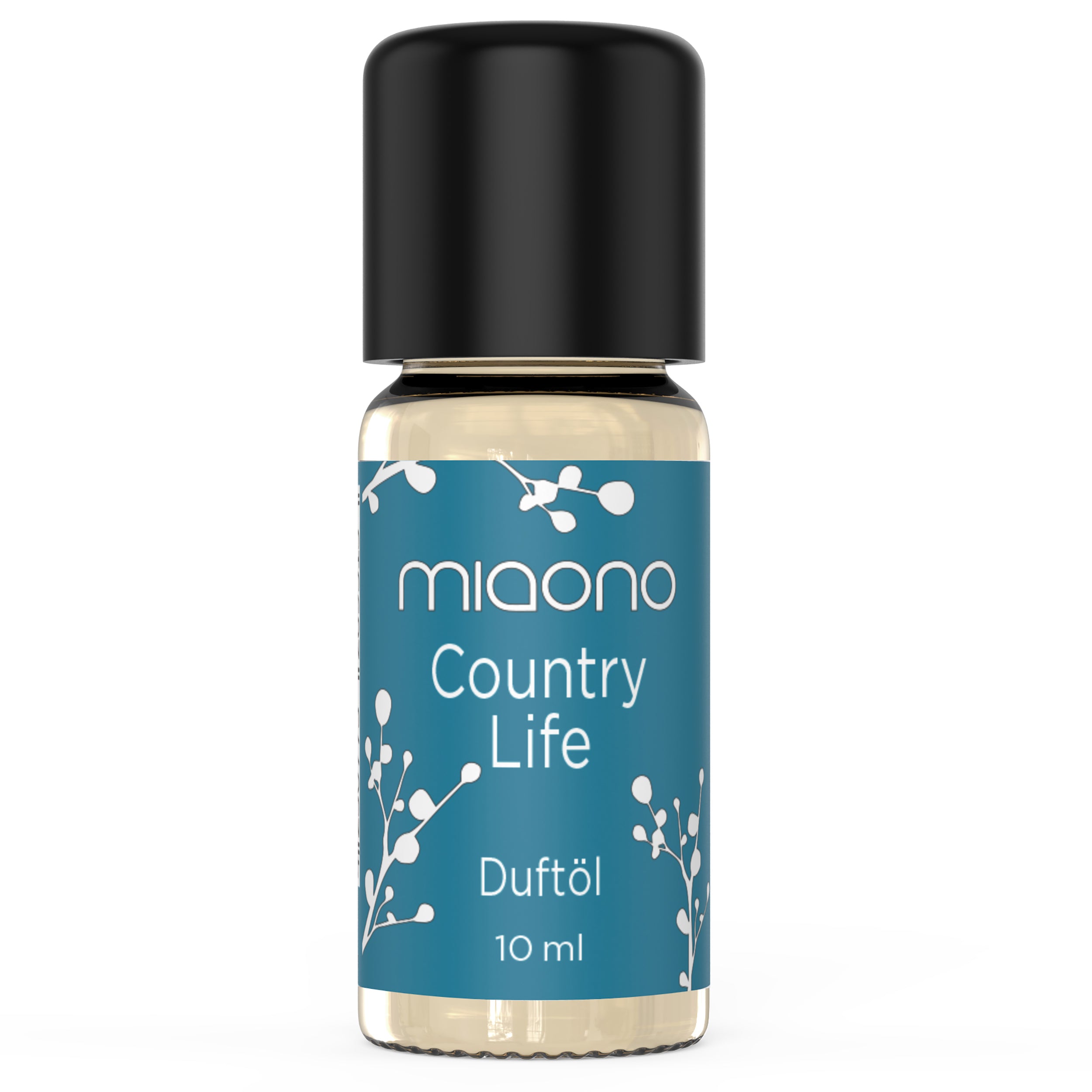 Miaono Duftöl Country Life 10ml, in Deutschland abgefüllt, mit einem warmen und natürlichen Duft nach ländlicher Frische – ideal für eine gemütliche und entspannte Atmosphäre.