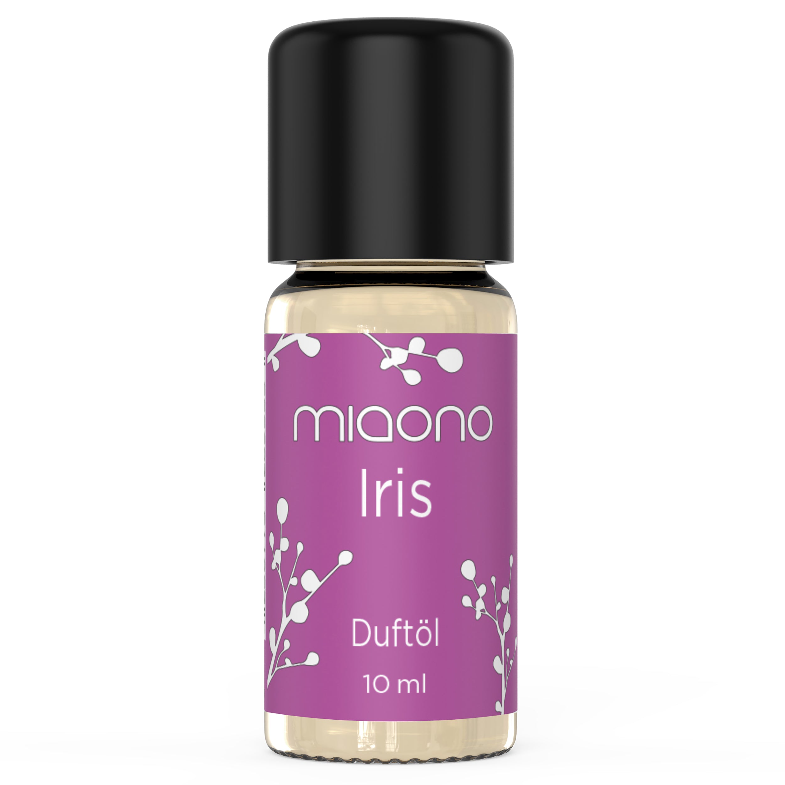 Miaono Duftöl Iris 10ml, in Deutschland abgefüllt, mit einem eleganten und blumigen Irisduft – perfekt für eine luxuriöse und beruhigende Raumstimmung.