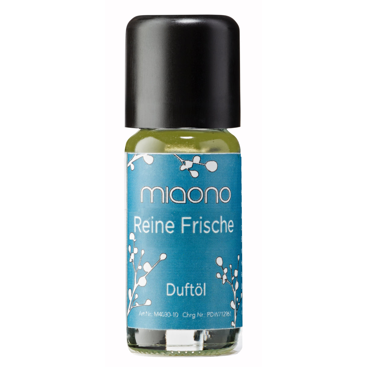 Miaono Duftöl Reine Frische 10ml, in Deutschland abgefüllt, mit einem klaren und belebenden Duft – perfekt für eine erfrischende und saubere Raumstimmung.