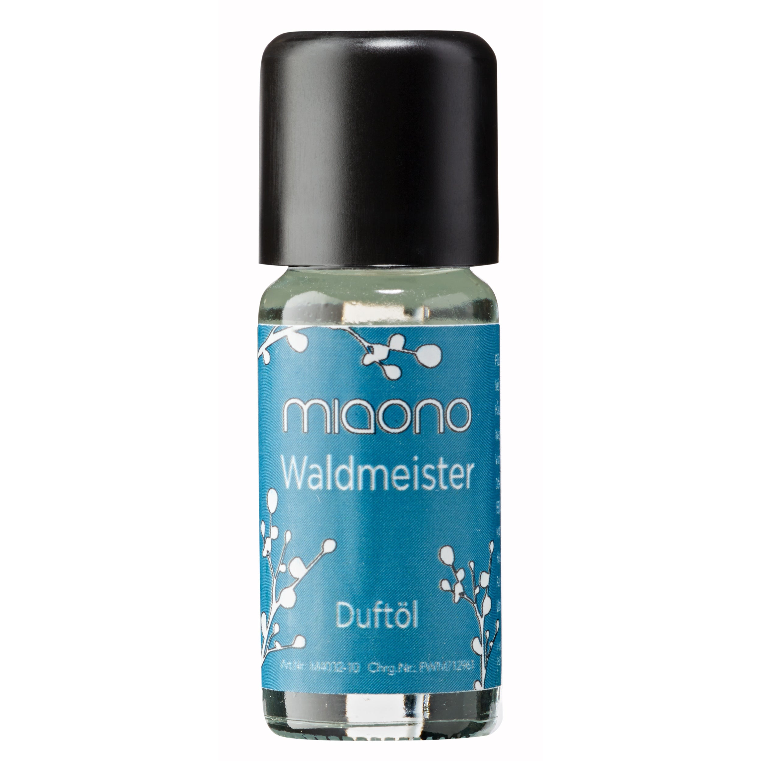 Miaono Duftöl Waldmeister 10ml, in Deutschland abgefüllt, mit einem frischen und kräuterartigen Waldmeisterduft – ideal für eine belebende und natürliche Atmosphäre.